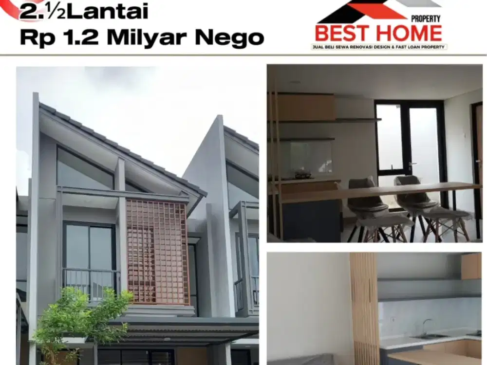 Rumah bagus di cluster depan & baru legenda wisata