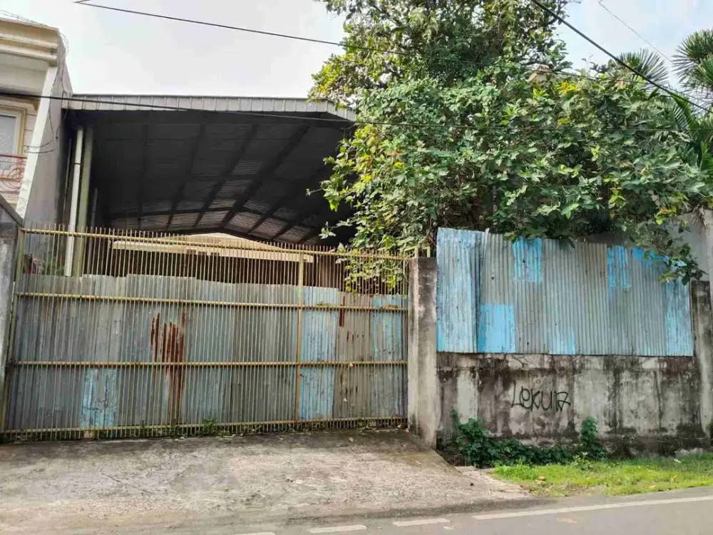 Gudang / Tanah Lt 253m² Jalan 3 Mobil di Kavling AL Duren sawit