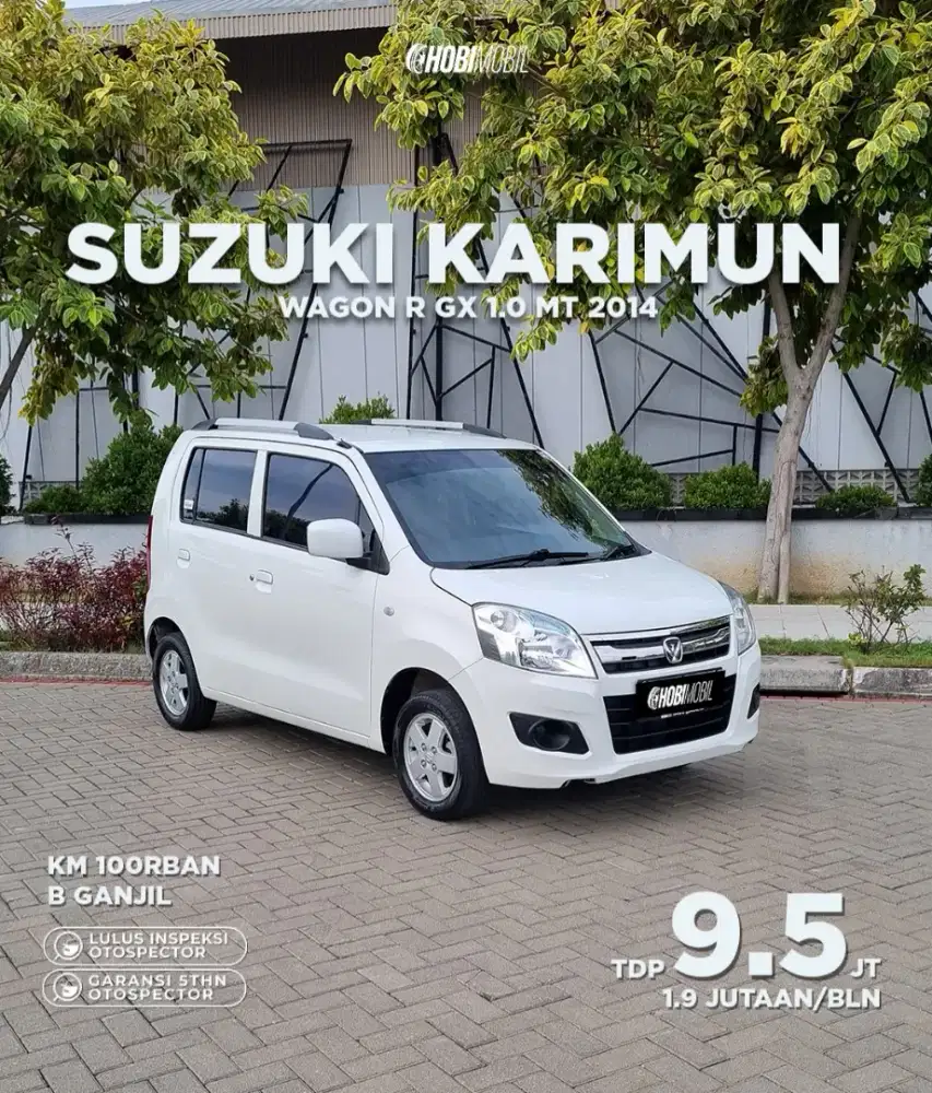 Karimun Wagon R GX 1.0 MT Thn 2014 Pemakaian 2015