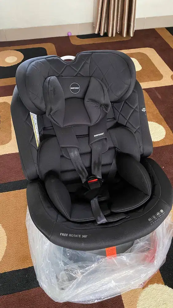 Car Seat Babydoes Free Rotate 2.0 Black | Free Rotate 360 derajat