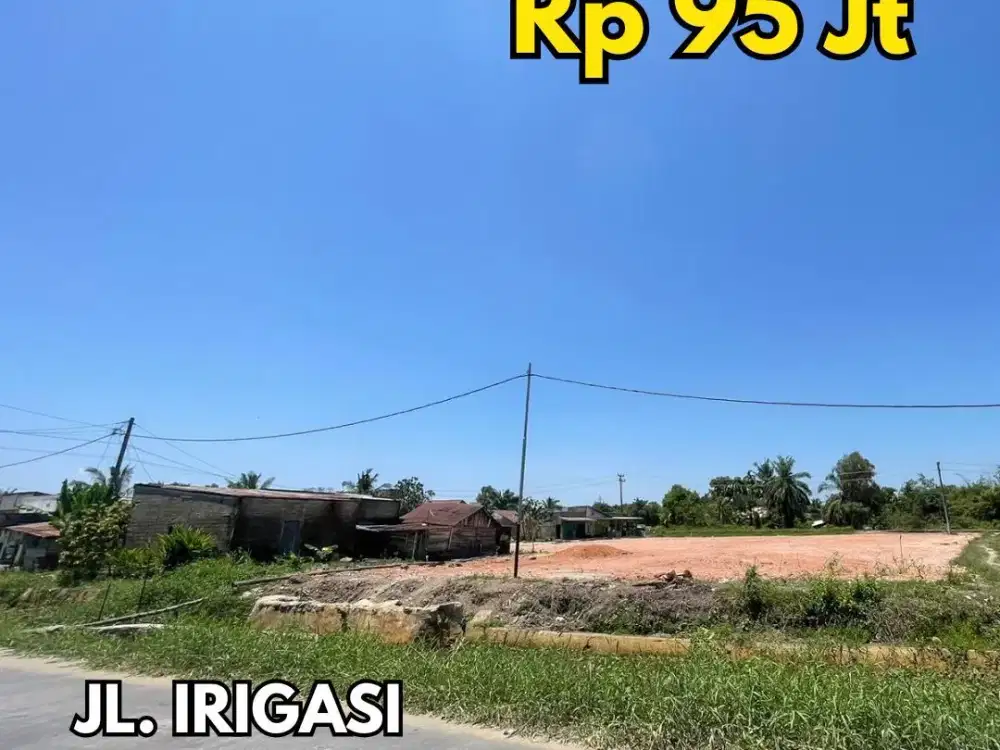 Tanah murah Palembang JL Irigasi SEMATANG BORANG