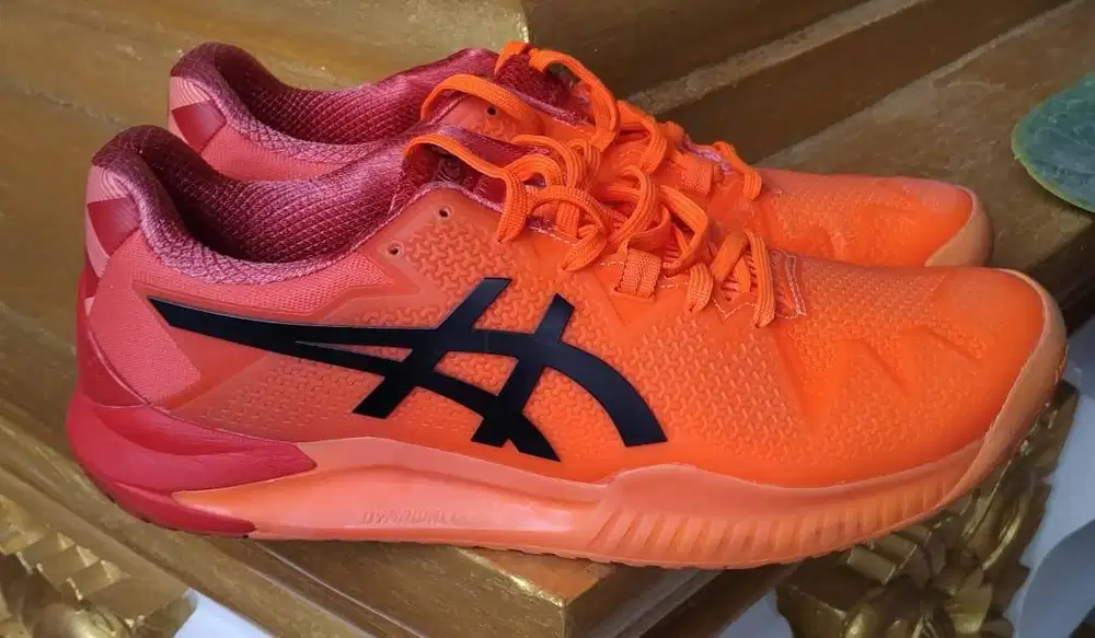 Sepatu Tennis Asics Gel-Resolution 8 Tokyo – Sunrise Red (Ltd Edition)