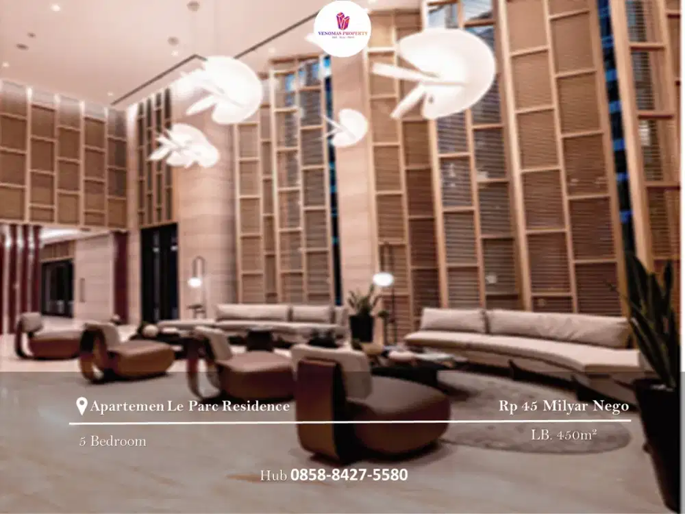 For Sale Le'PARC Residence 4 Bedrooms+1 Full Furnished Low Floor