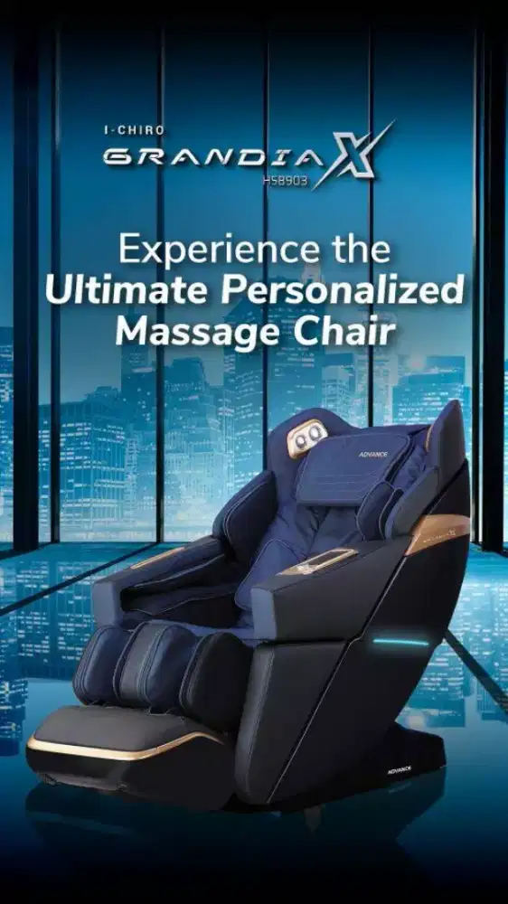 Kursi Pijat Full Body Ichiro Grandia X Advance Massage Chair