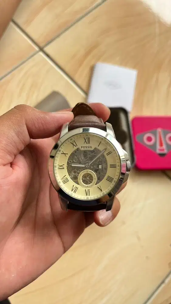 jam tangan pria Fossil ME3052 automatic original