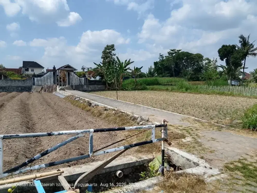Tanah Dijual 2Jt/m di Jalan Gito Gati Luas 1134m2 Cocok Bangun Perumahan Belakang Sleman City Hall