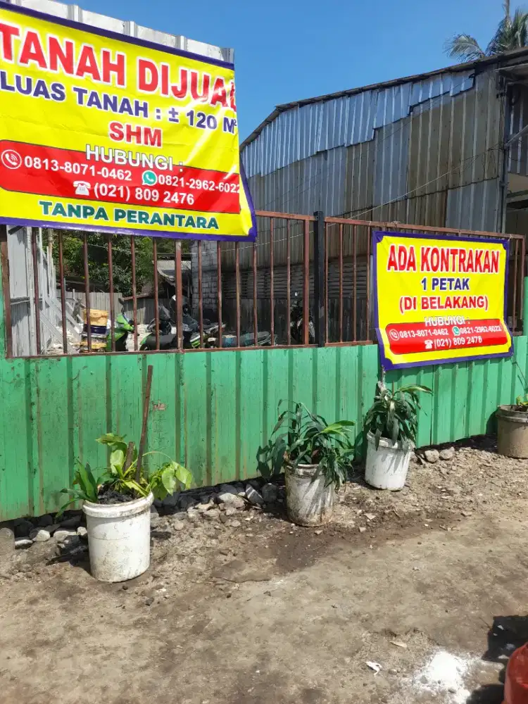 Dijual Tanah di jalan RAYA SENTUL