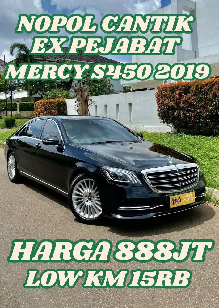 LOW KM 15RB ONLY! MERCY S450 TAHUN 2019