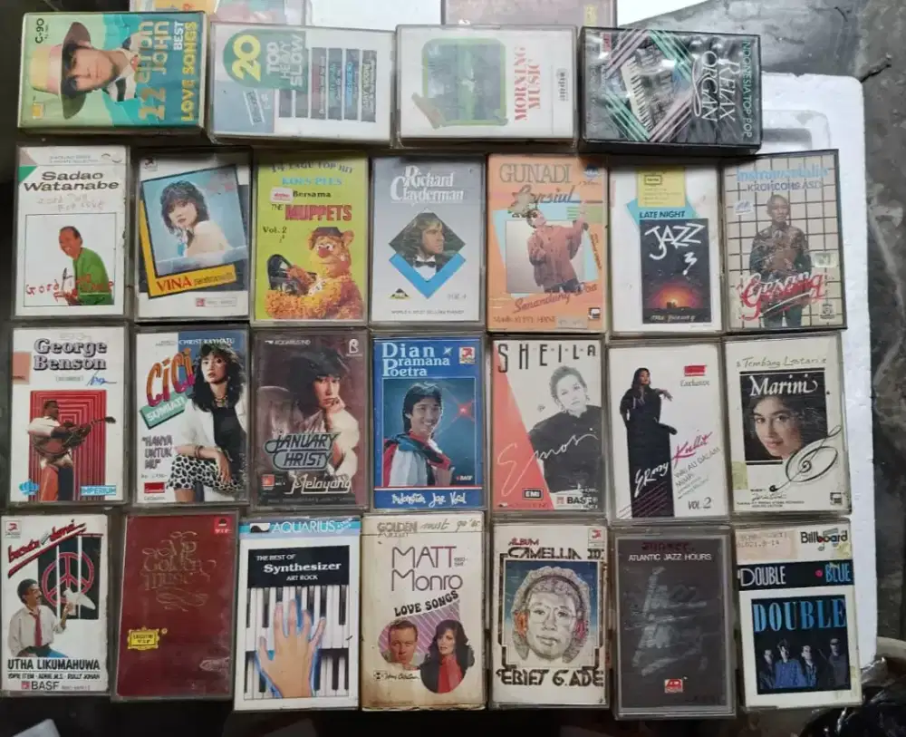 Dijual kaset koleksi berbagai genrai