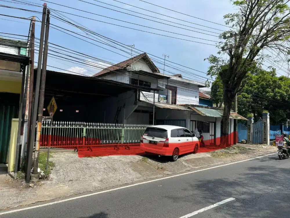 Rumah bekas toko bangunan poros jalan raya singosari lawang malang