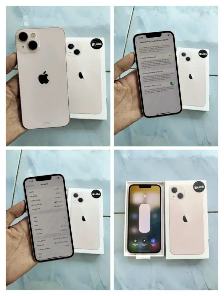 iPhone 13 128 GB IBOX Warna Pink