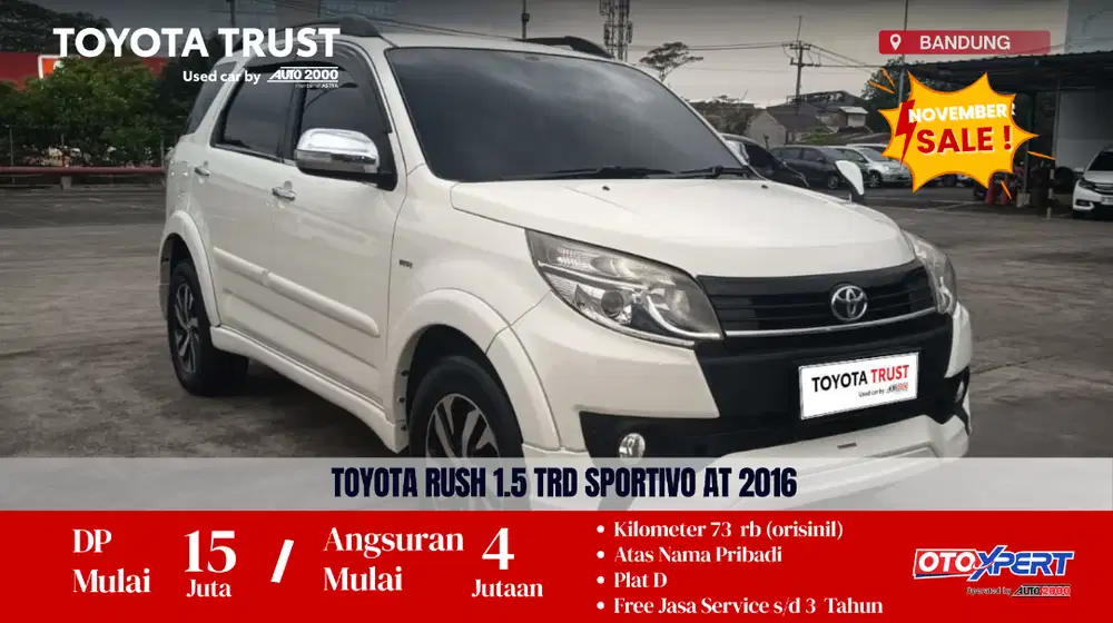 TOYOTA RUSH 1.5 S TRD MATIC 2016