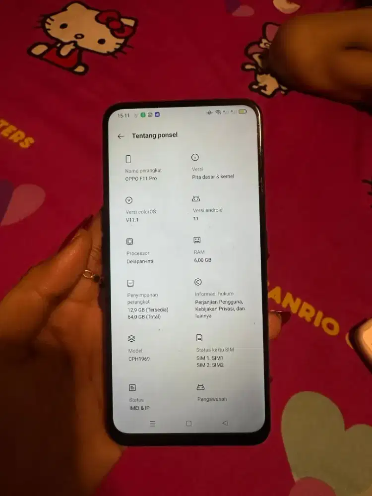 Jual BU oppo F11 pro