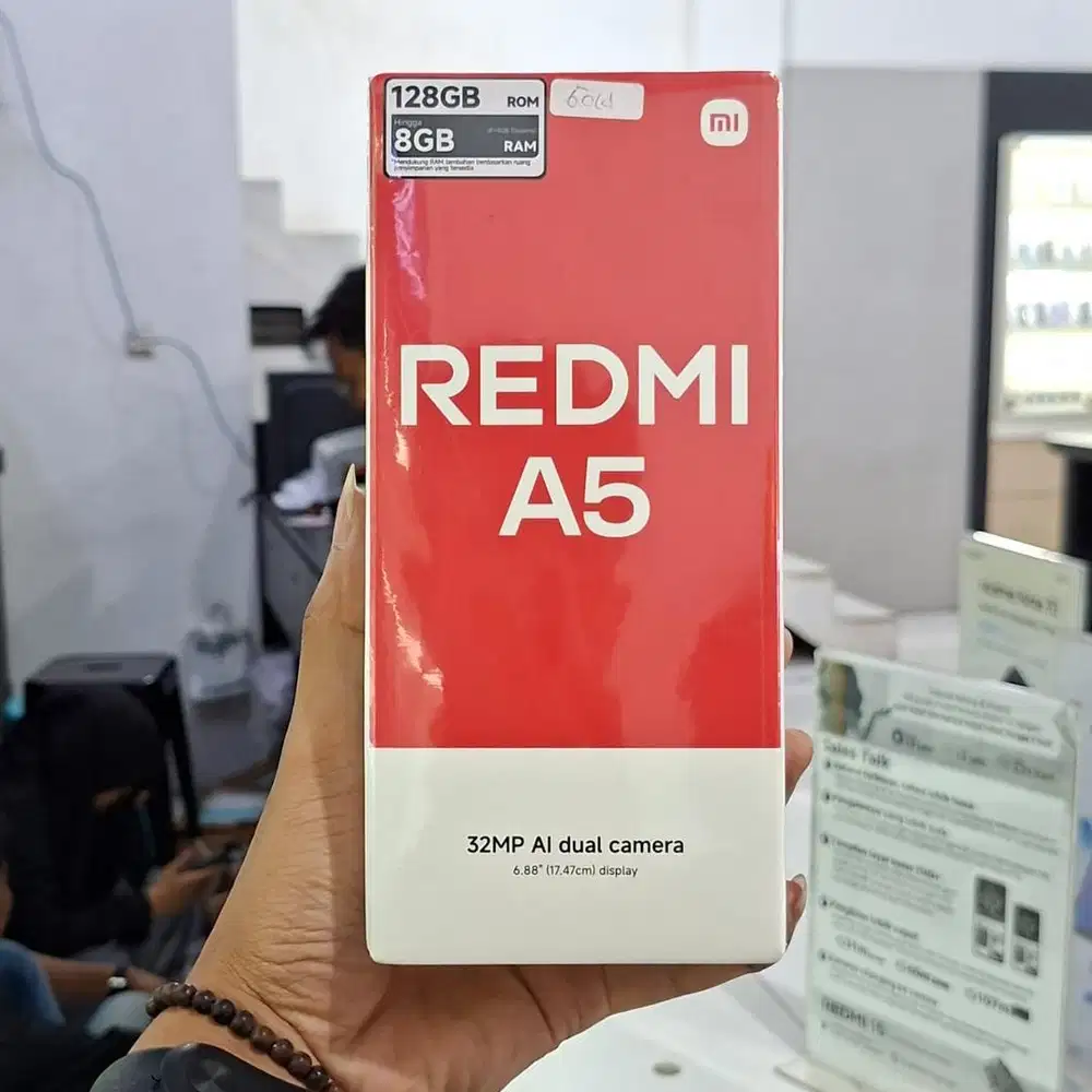 REDMI A5 RAM HINGGA 8GB MEMORI 128 GB