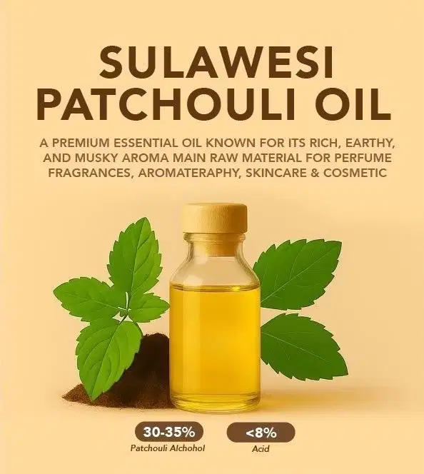 Sulawesi Patchouli Oil Minyak Nilam