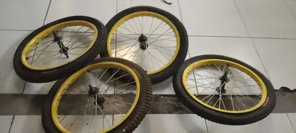 Ban sepeda, velk, full set