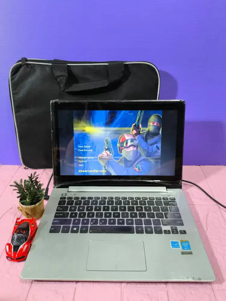 ASUS S301LA TOUCHSCREEN SLIM. Core i5, RAM 8GB, SSD Super Cepat.