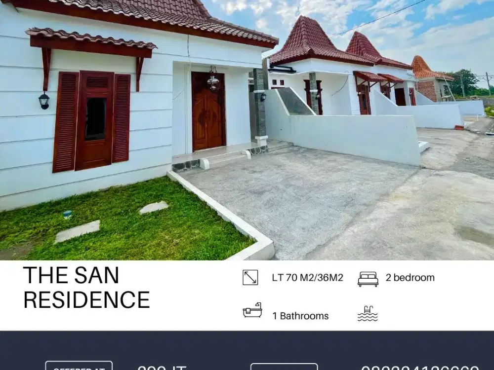Rumah 200 Jt-an di Prambanan – Desain Minimalis Joglo, Lokasi Strategis!