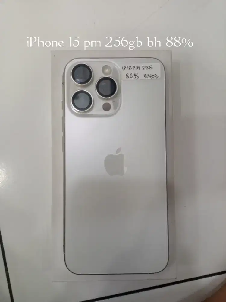 15 Promax 256 Gb 
Ex