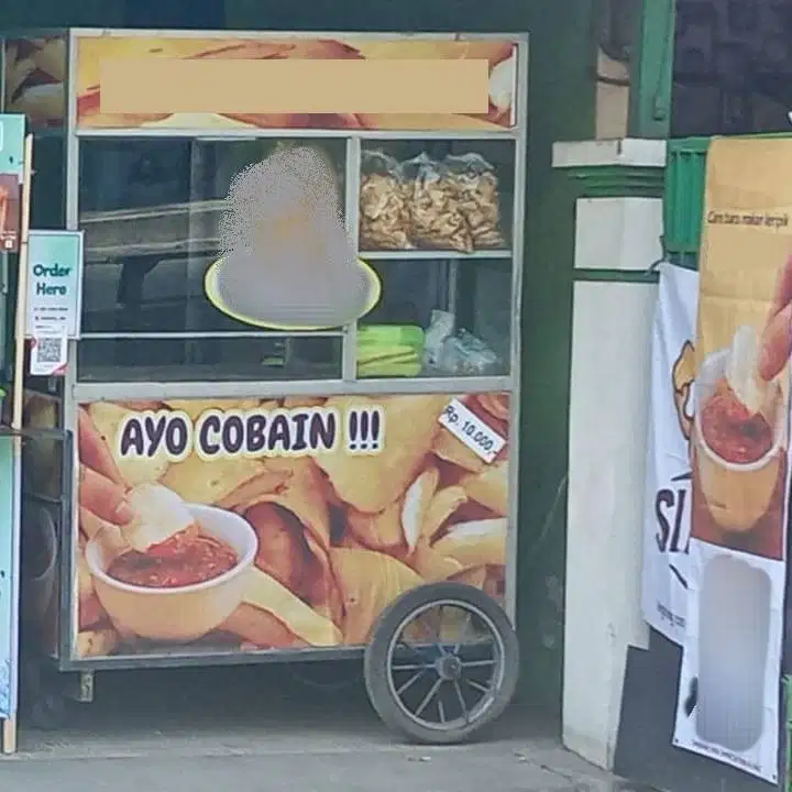 Rombong Jualan Jumbo Full Kaca Siap Cari Duit