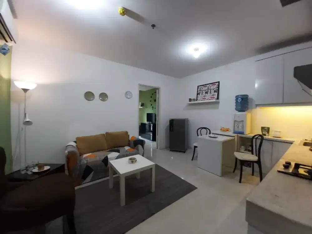 Dijual 1BR Cervino Village Furnished Siap Huni Lantai Sedang
