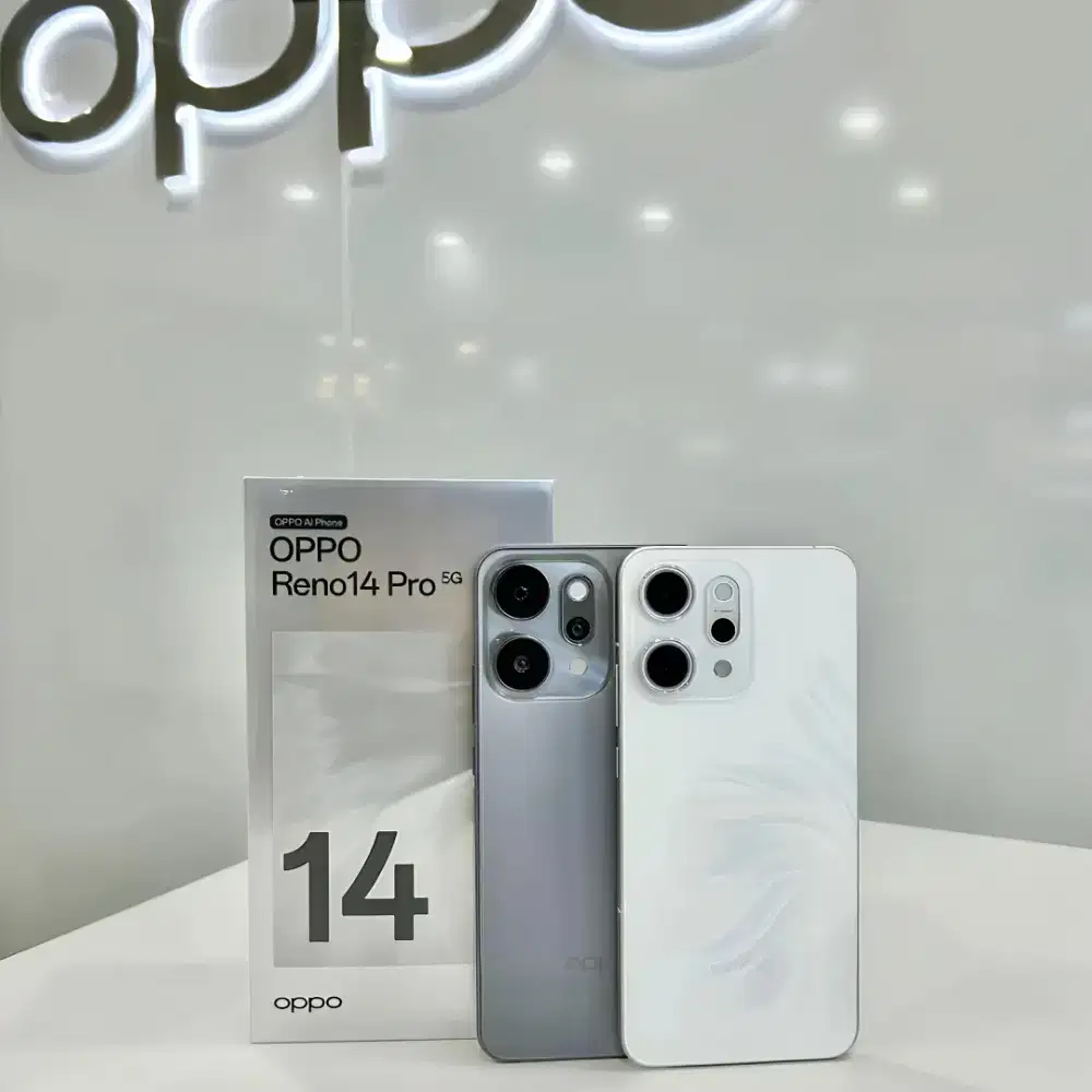 Oppo Reno 14 Pro 12/512GB CashBack 1jt COD Gratis Ongkir