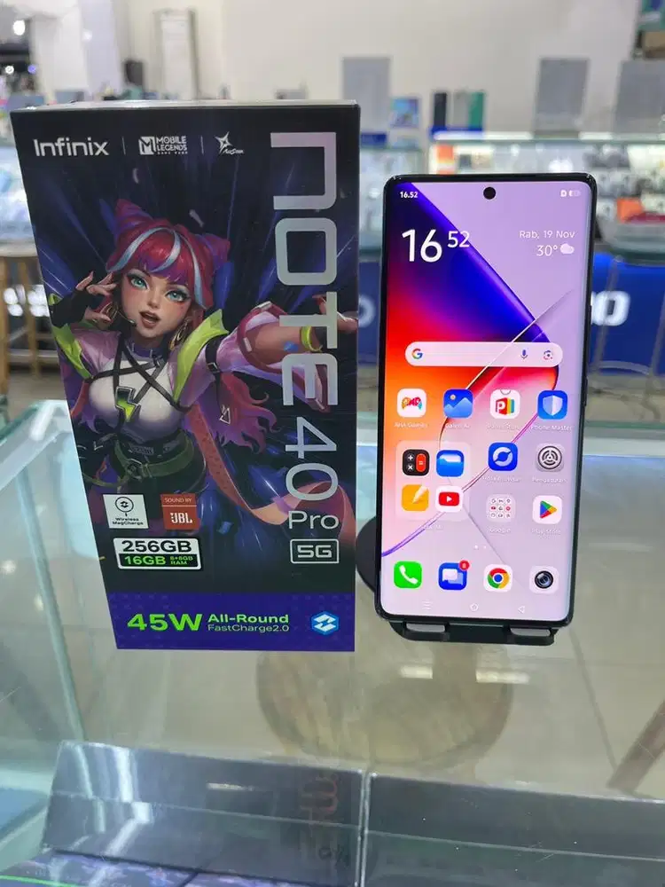 Infinix NOTE 40 Pro 5G 8/256 Garansi 6 bulan