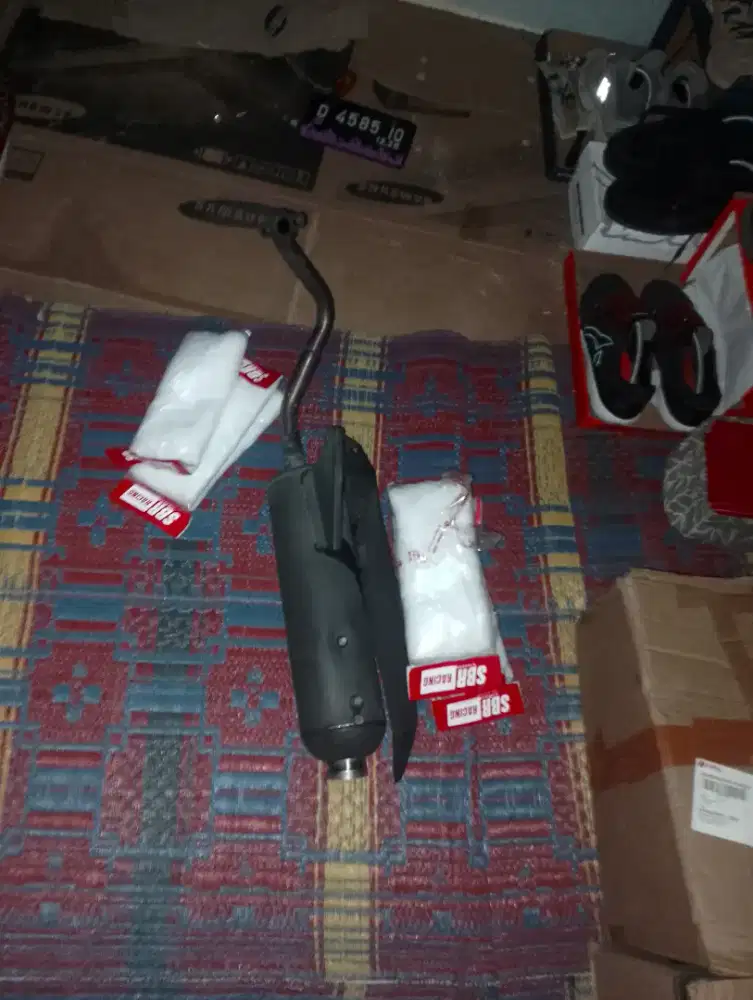 Knalpot copy CMS tabung Vario untuk beat karbu