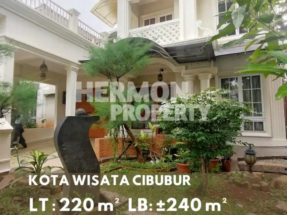 Rumah Hoek Exclusive di Kota wisata cibubur , Nego Menarik & Bisa KPR
