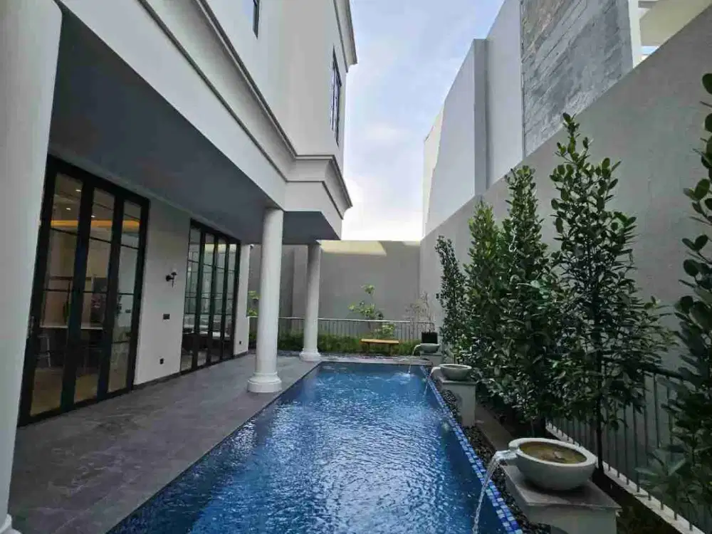 Rumah mewah senopati kebayoran baru jakarta selatan dekat kertanegara sriwijaya selong kebayoran baru