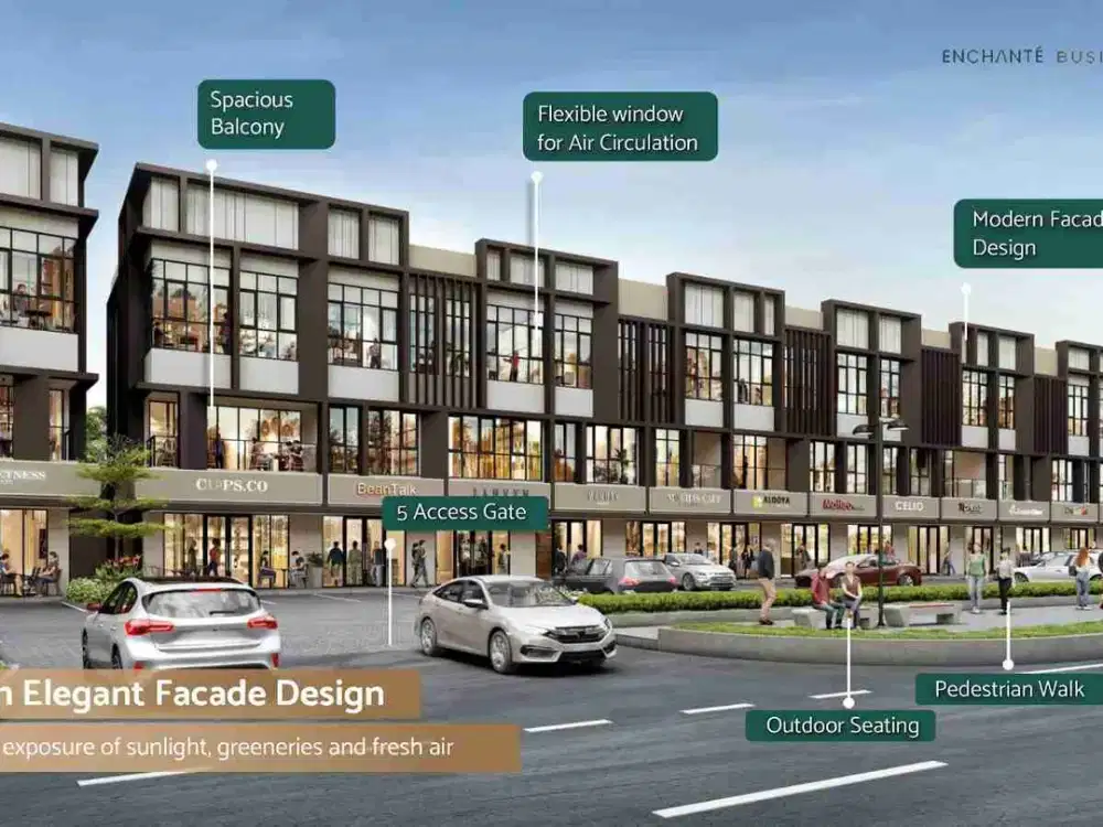 Dijual Ruko Enchante Business Park BSD City Tangerang