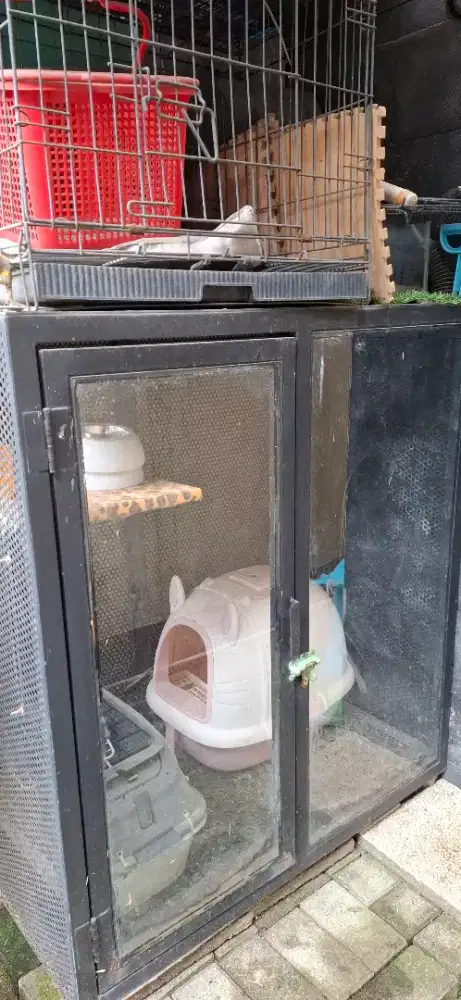 Kandang Kucing Rangka Besi