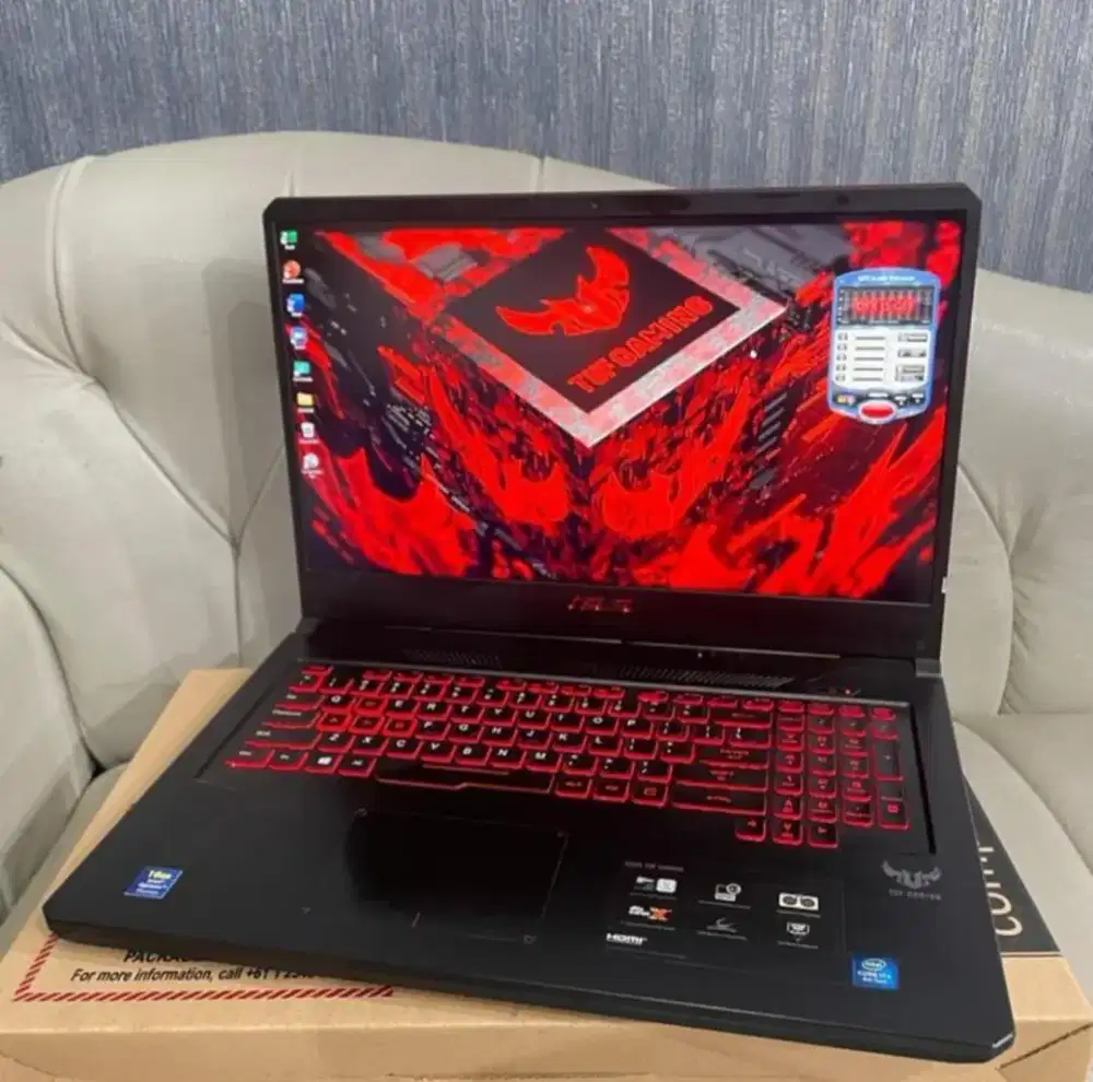 LAPTOP ASUS TUF GAMING FX705G CORE I7 GEN8 RAM 8GB HDD 1TB SSD 128