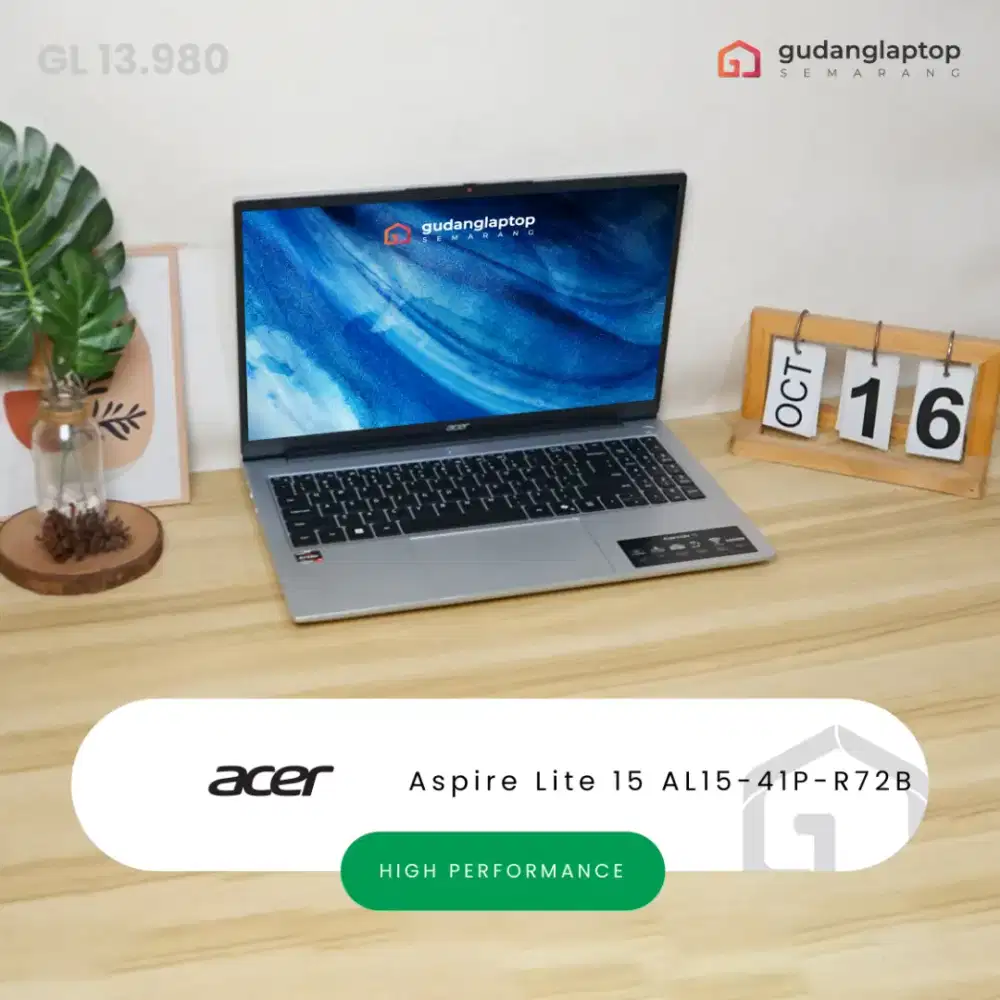 ACER Aspire Lite 15 AL15-41P-R72B
AMD Ryzen 7 - 5700U 8GB/512GB