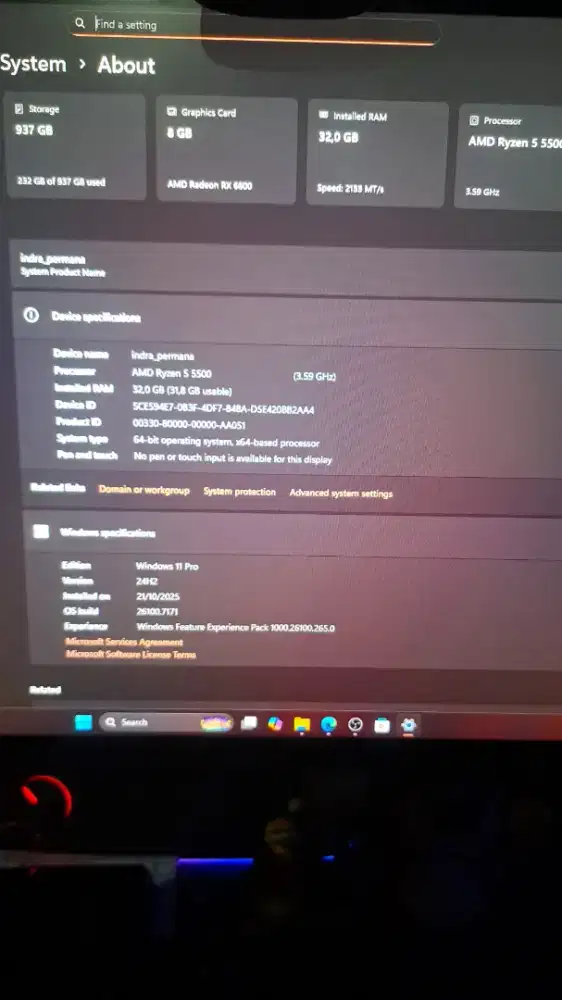 PC full seat sama monitor , nego chat aja