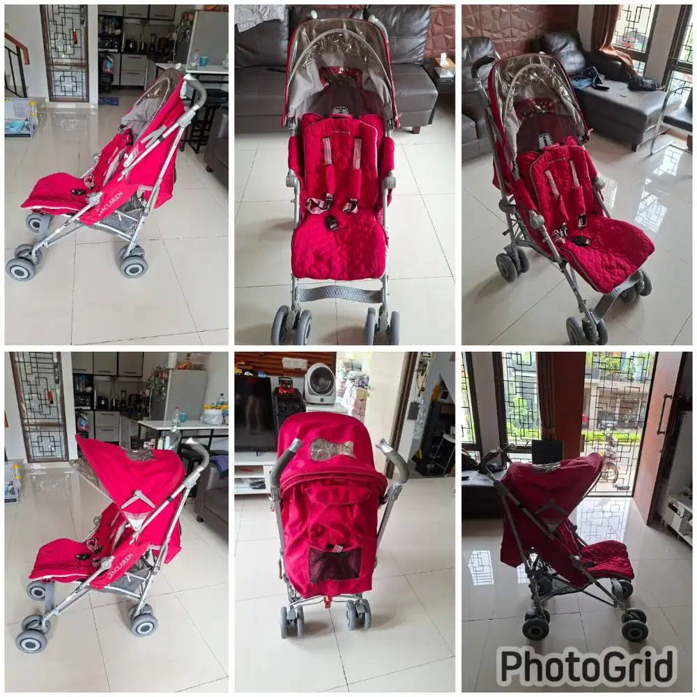 Dijual Stroller Techno McLaren Red Bekas Like New !