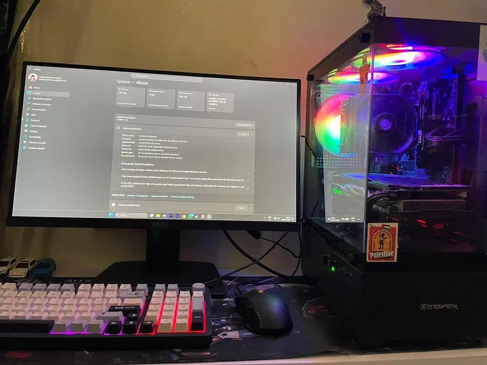 PC FULLSET i3 gen 10