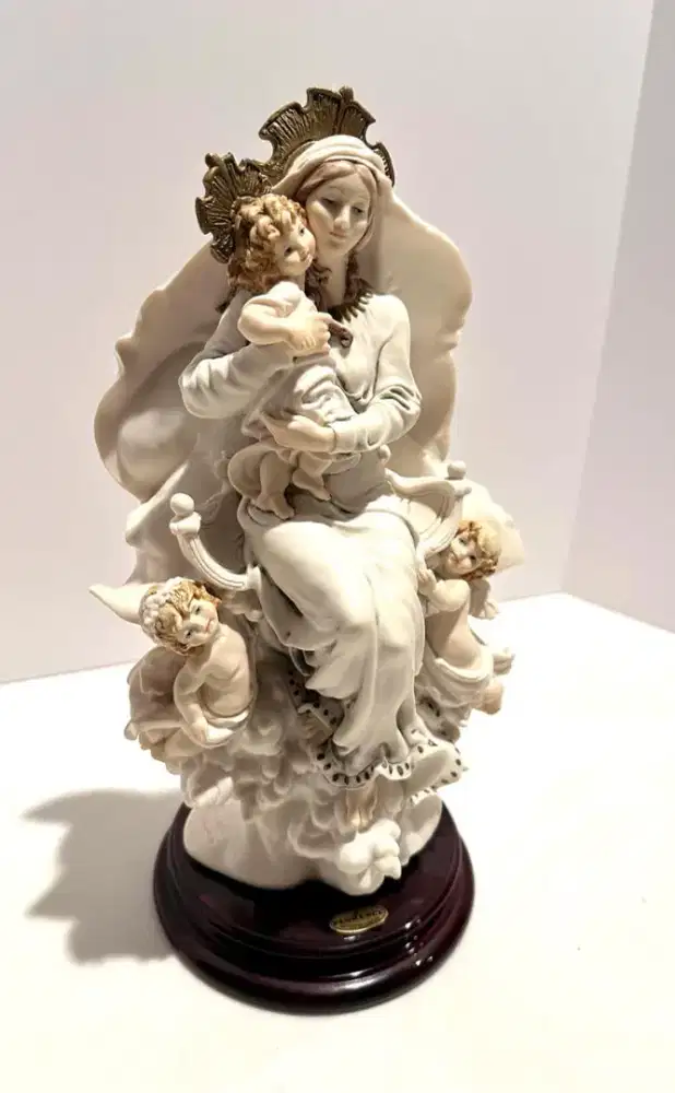 Patung Keramik Bunda Maria Dan Bayi Yesus Jesus