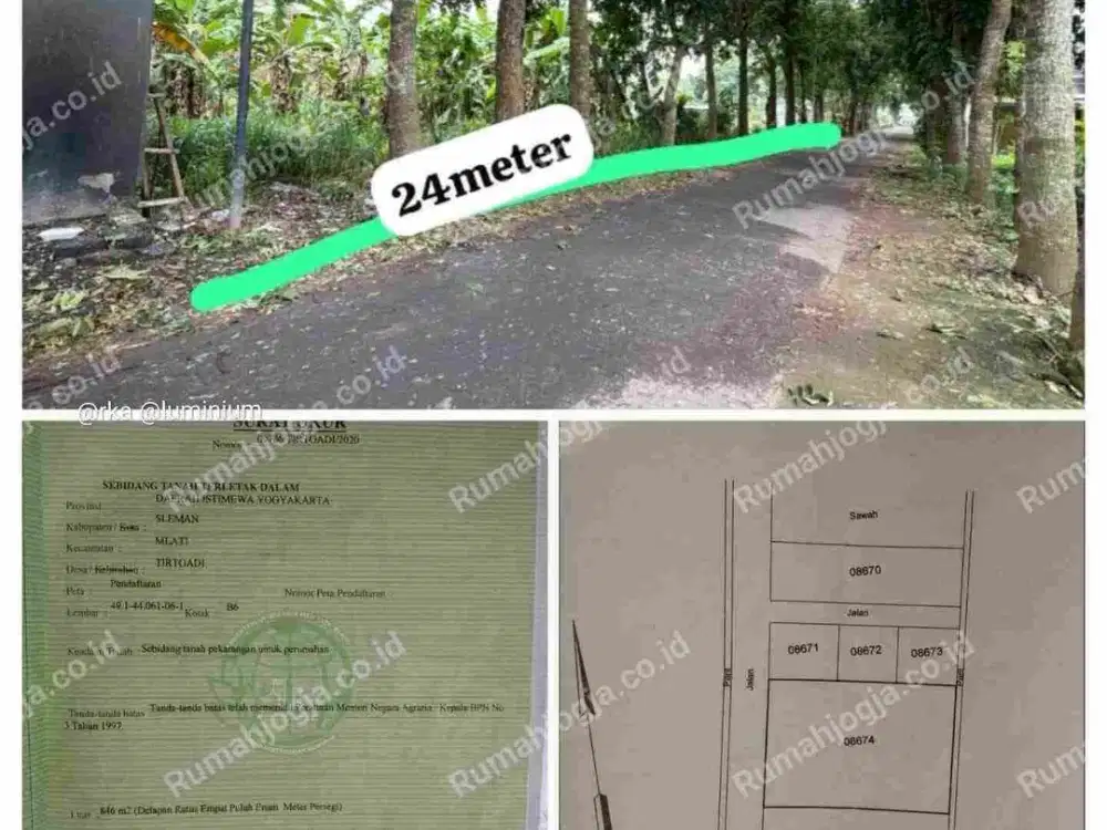 tanah sangat nyaman dan strategis selatan pasar cebongan