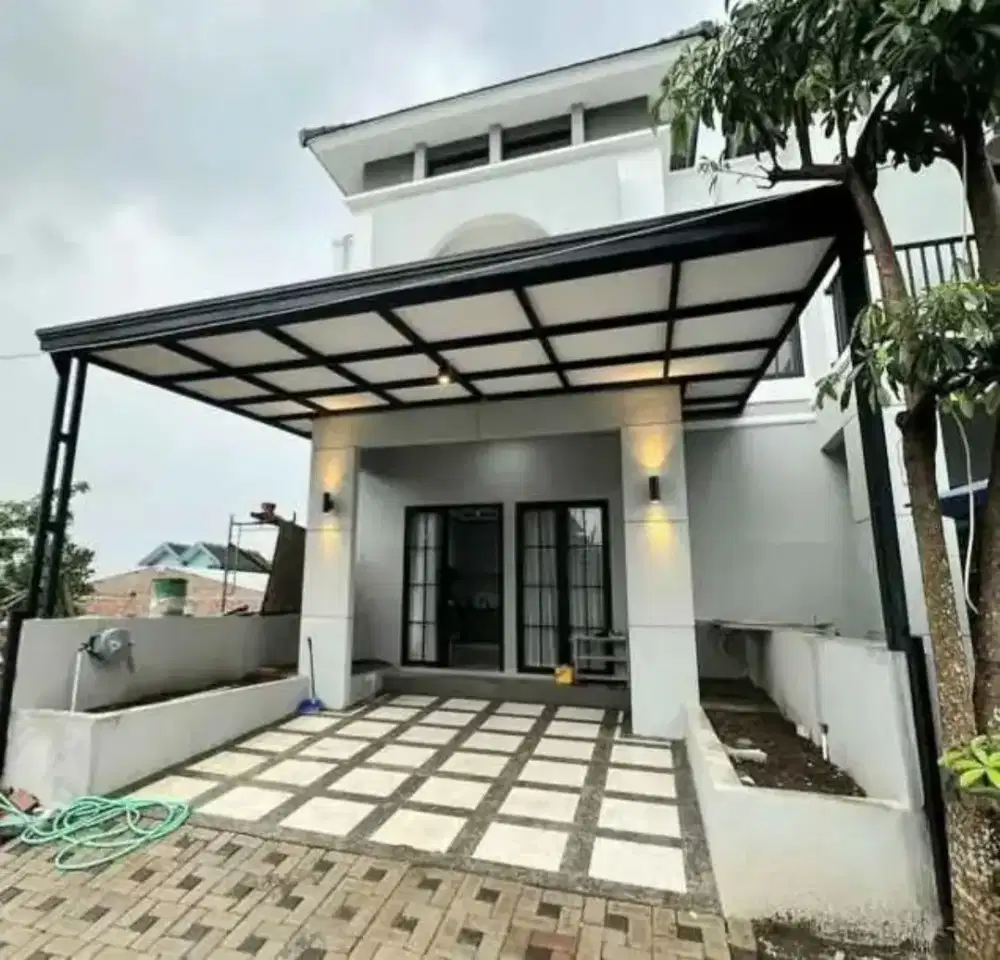 Canopy atap kaca alderon RS