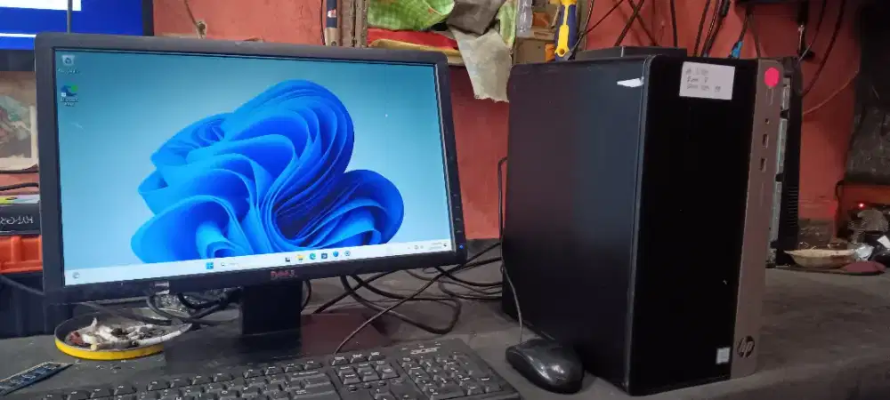 PC Fulset Core i3 Gen 6 Ram 8 Gb Ssd 128 gb Hdd 500 Gb Monitor 19 inch