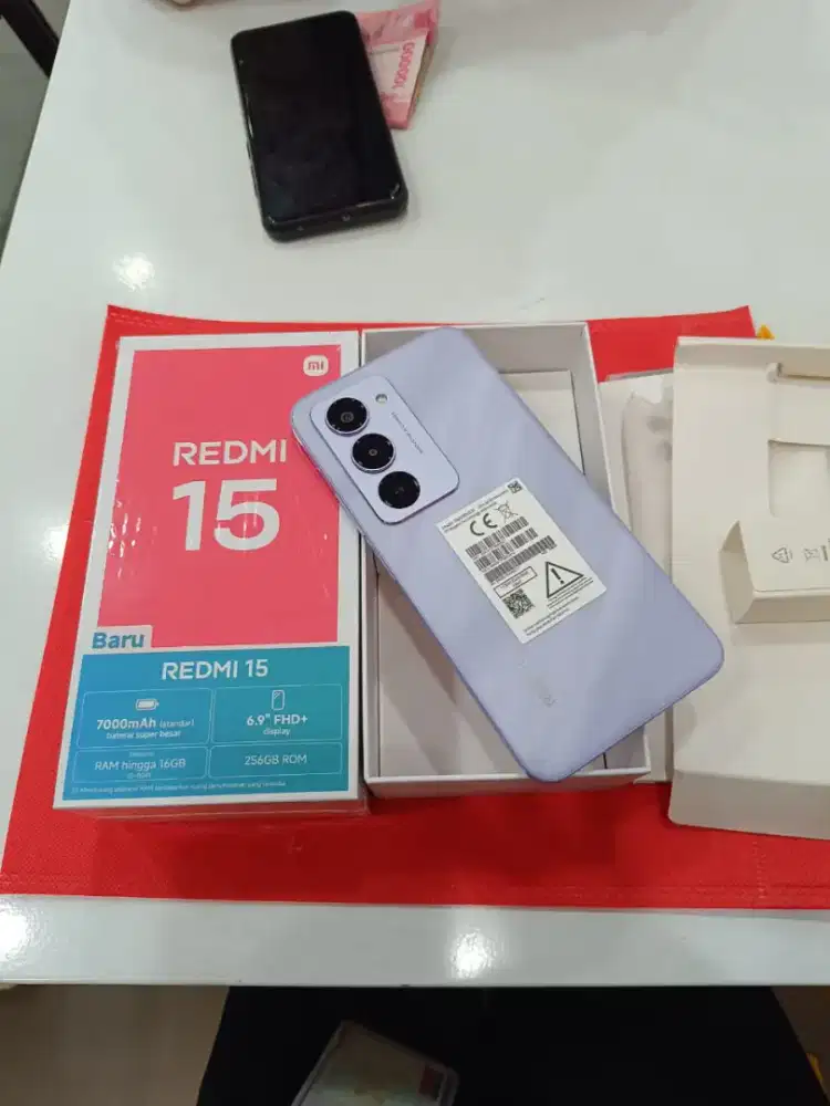 Redmi 15 baterai gede 7000mah garansi 15bln