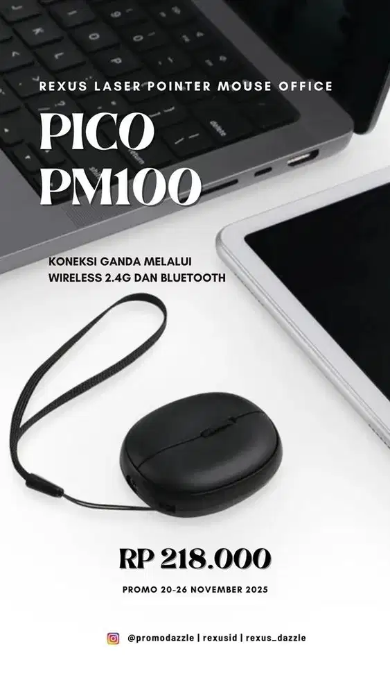 Rexus Laser Pointer Mouse Office PICO PM100