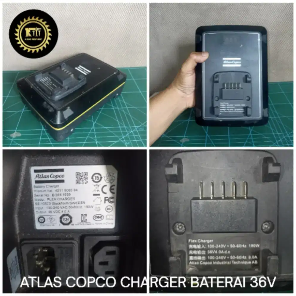 Flex Charger Baterai 36V ATLAS COPCO  cordless tools