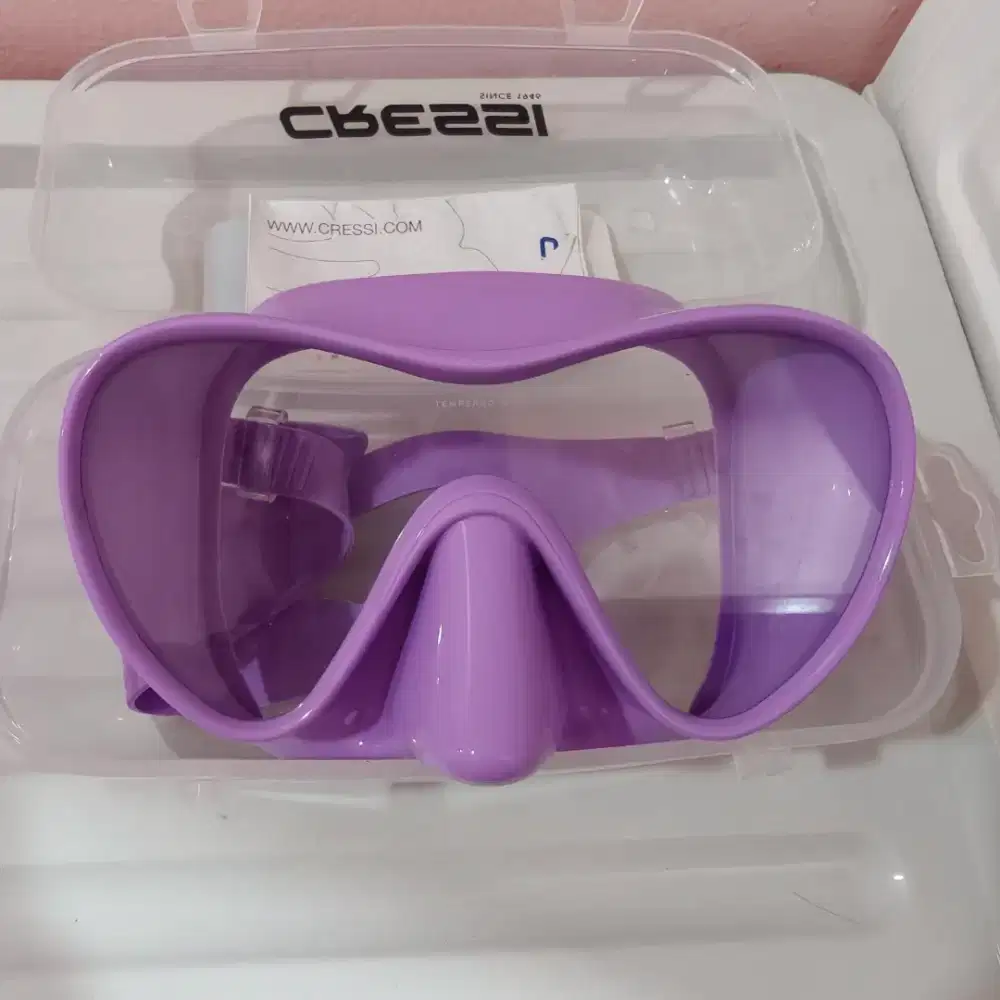 Cressi f1 masker snorkling diving Made in italy