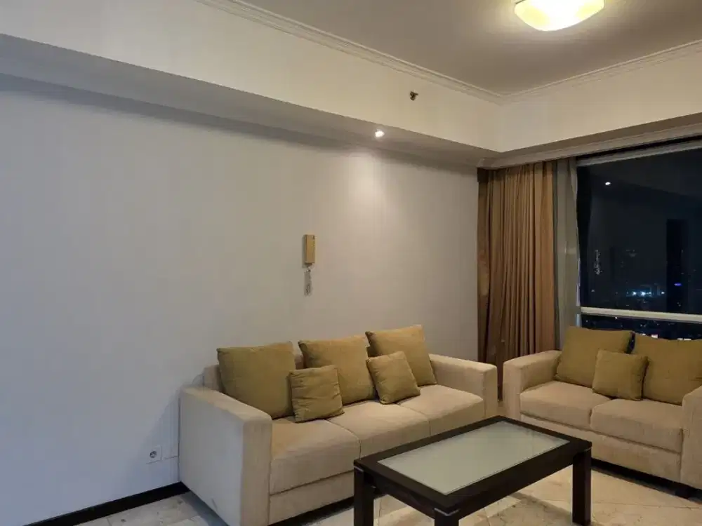 FOR RENT Apartment Bellagio Residence Mega Kuningan 3BR - Furnished Close to MRT LRT Busway One Satrio