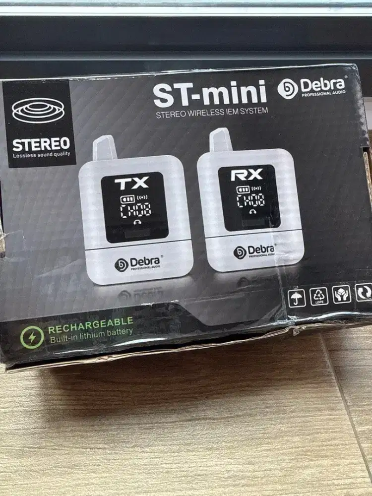 sistem monitor in-ear wireless stereo Debra ST-Mini audio system