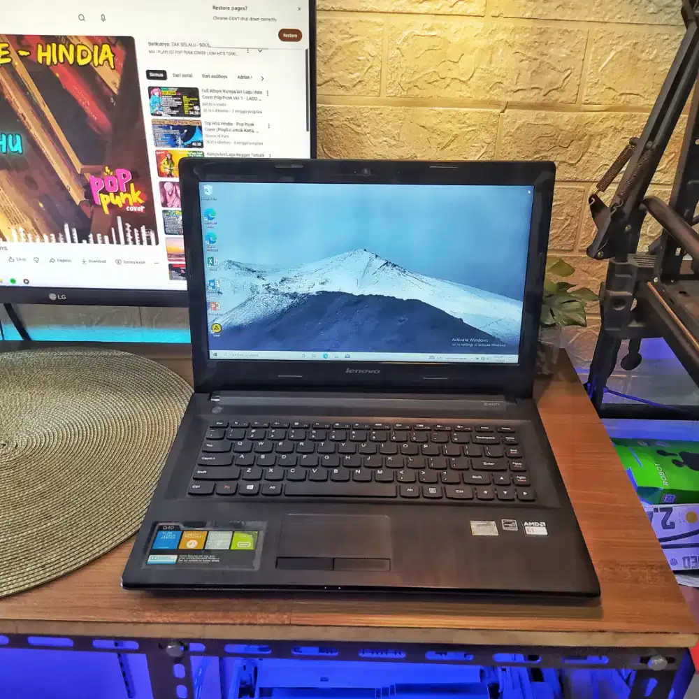 Laptop lenovo G40 RAM 8GB HDD 500GB