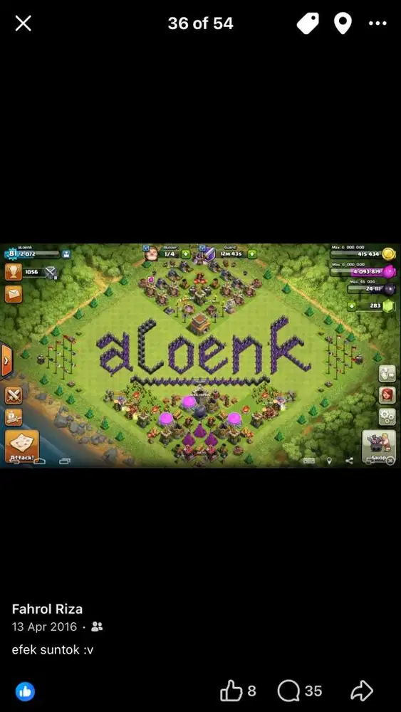 Akun COC (Clash Of Clans) Th 18