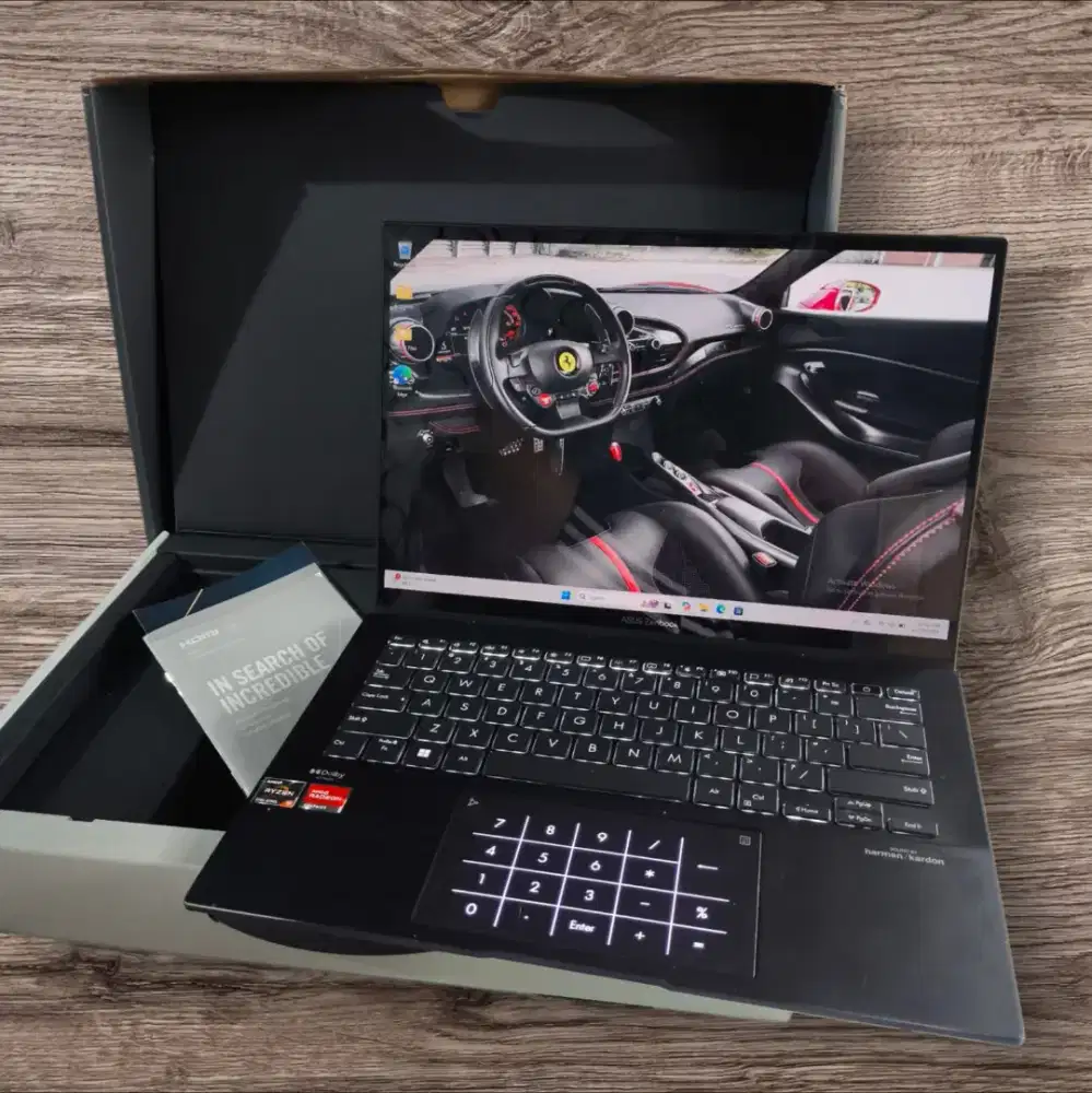 Asus Zenbook 14 UM3402YA OLED S551 NUMPAD On TOUCHSCREEN